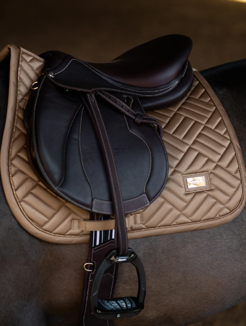 Equestrian Stockholm Jump Saddle Pad Modern Champagne