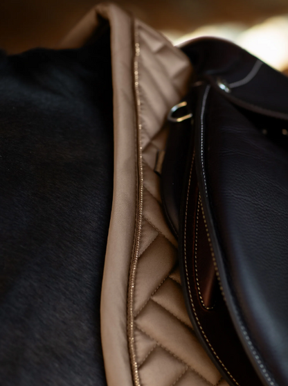 Equestrian Stockholm Jump Saddle Pad Modern Champagne