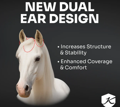 Kensington Fly Mask with Web Trim 73% UV Protection