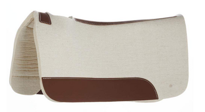 Natural 3 4in 31x30 Felt Roper Saddle Pad