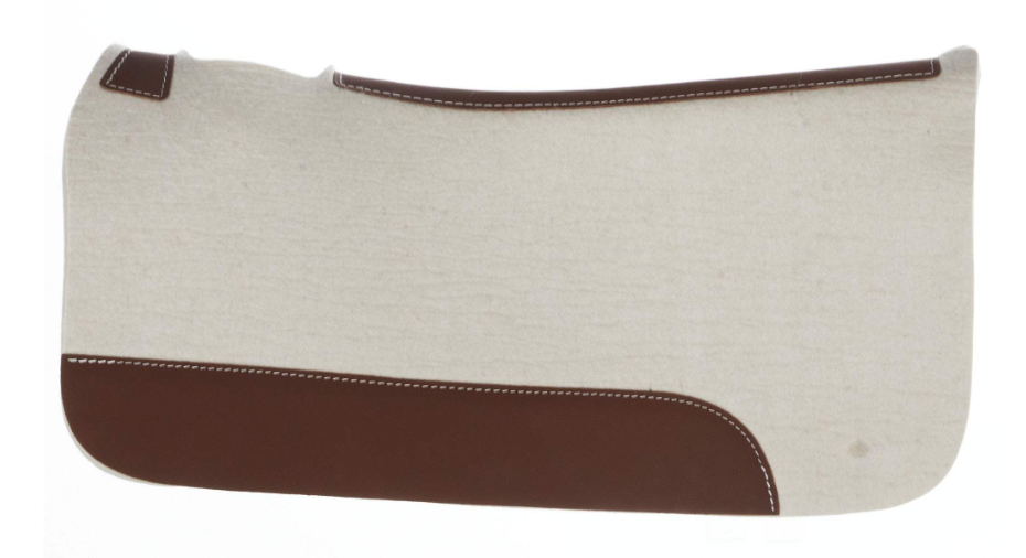 Natural 3 4in 31x30 Felt Roper Saddle Pad