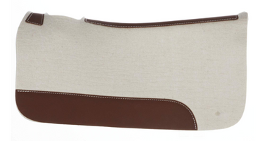 Natural 3 4in 31x30 Felt Roper Saddle Pad