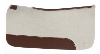 Natural 3 4in 31x30 Felt Roper Saddle Pad