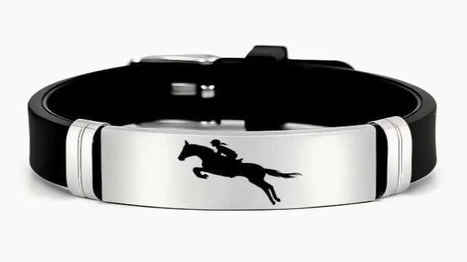 Jumping Horse Girl Wristband