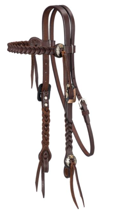 Tough1 Braided Harness Browband Headstall