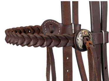 Tough1 Braided Harness Browband Headstall