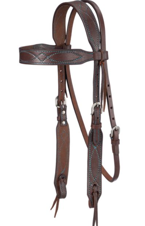 Tough1 Colored Thread Browband Headstall