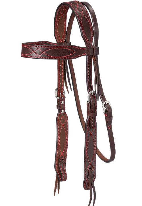 Tough1 Colored Thread Browband Headstall
