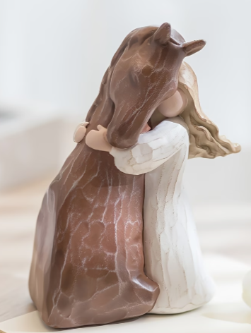 Just a Girl & Her Horse Figurine