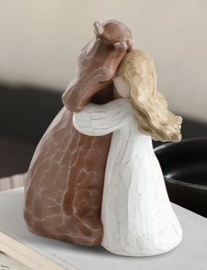 Just a Girl & Her Horse Figurine