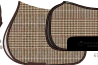-Preorder- Dapplebay Heirloom Plaid Saddle Pad