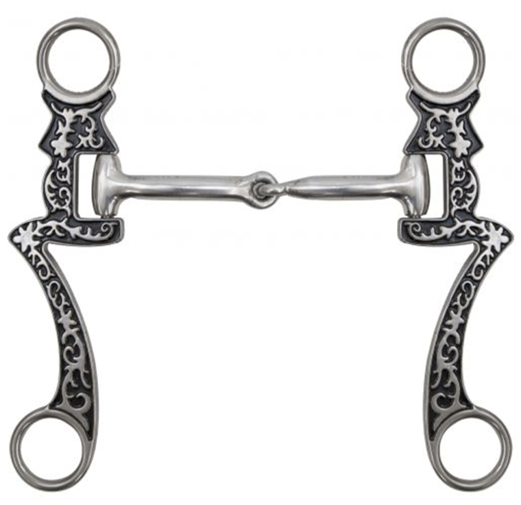 5" Stainless Steel Seven Cheek Snaffle Bit