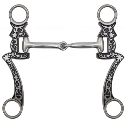 5" Stainless Steel Seven Cheek Snaffle Bit
