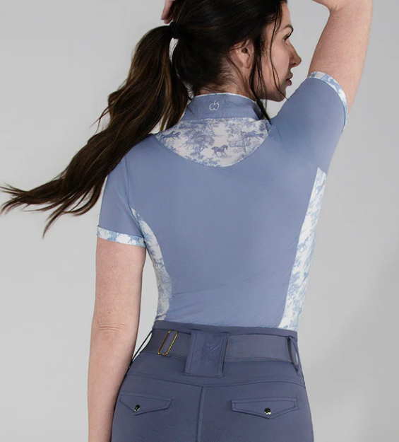 Dapplebay Grace Moonrise 1/4 Zip short sleeve Riding Top