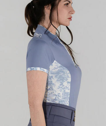 Dapplebay Grace Moonrise 1/4 Zip short sleeve Riding Top