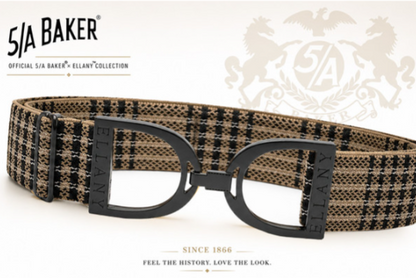 5/A Baker® x Ellany™ Elastic Belt 1.5" with Black Stirrup