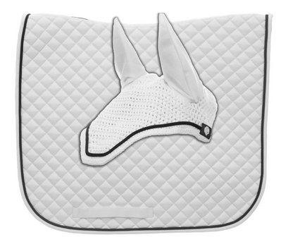 Equinavia Voss Dressage Saddle Pad and Bonnet Set