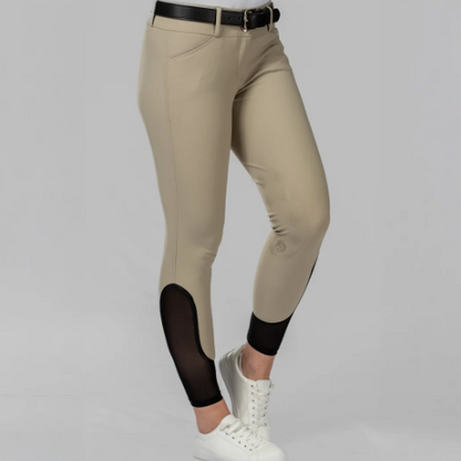 Equinavia Maud Tech Womens Knee Patch Breeches - Tan