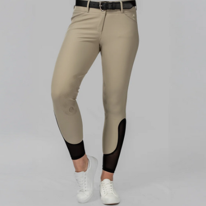Equinavia Maud Tech Womens Knee Patch Breeches - Tan