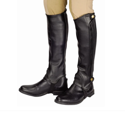 TuffRider Adult Grippy Grain Half Chaps