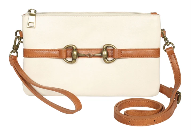 AWST Vegan Leather Snaffle Bit Crossbody Bag