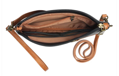 AWST Vegan Leather Snaffle Bit Crossbody Bag