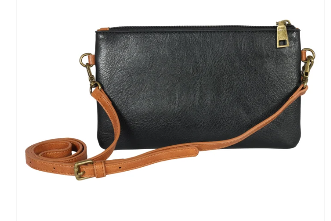 AWST Vegan Leather Snaffle Bit Crossbody Bag