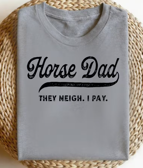 Horse Dad T Shirt