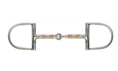 Showman Stainless-Steel Racing D-Ring Bit with 5" Mouth