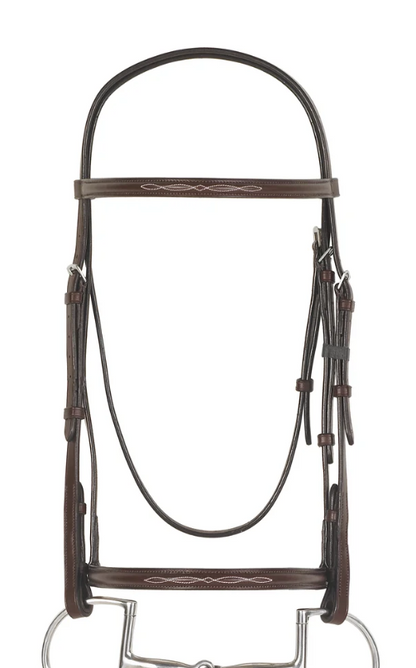 CAMELOT™ Raised Fancy Stitch Snaffle Bridle