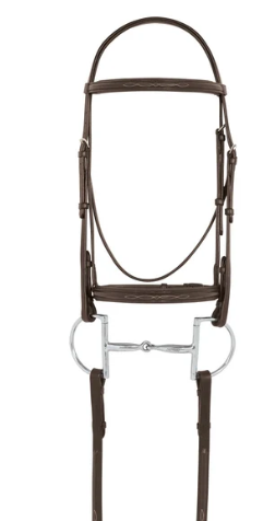 CAMELOT™ Fancy Raised Padded Bridle with Laced Reins