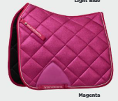 Weatherbeeta Shimmer Dressage Saddle Pad - Magenta