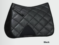 Weatherbeeta Shimmer Jump Saddle Pad - Black