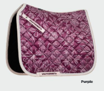 Weatherbeeta Bloom Dressage Saddle Pad - Purple