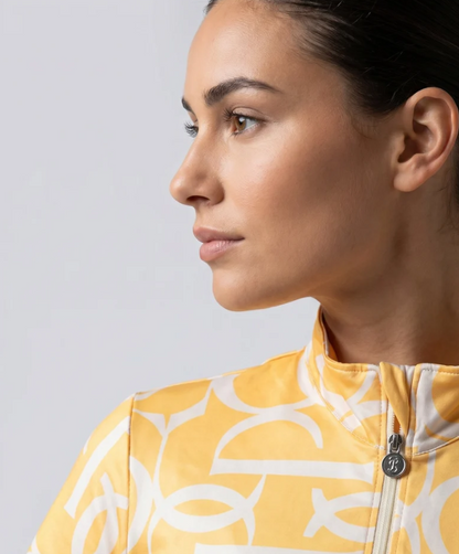PS of Sweden Vera Printed SS Top - Sunburst Sorbet