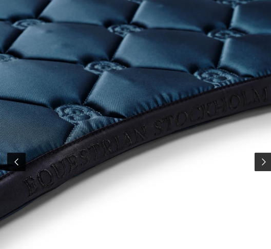 Equestrian Stockholm Dressage Saddle Pad Crystal Shine