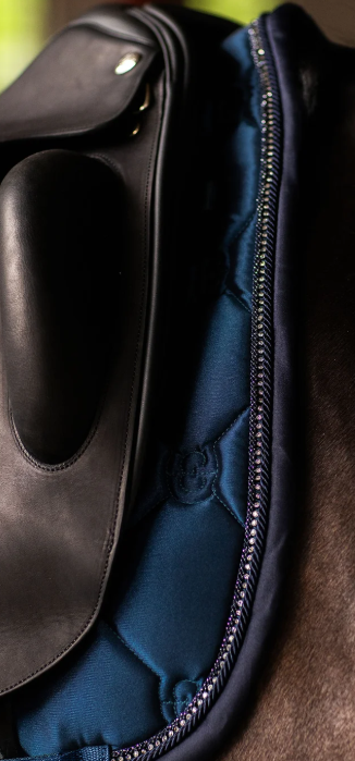 Equestrian Stockholm Dressage Saddle Pad Crystal Shine