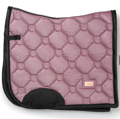 Equestrian Stockholm Dressage Saddle Pad - Pink Glimmer