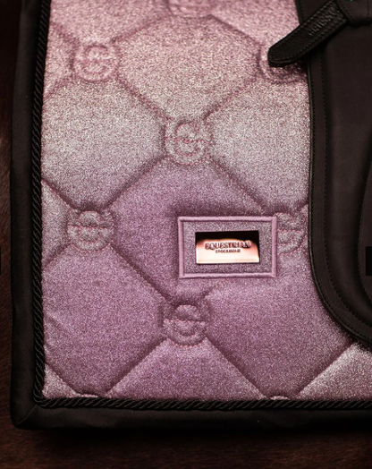 Equestrian Stockholm Dressage Saddle Pad - Pink Glimmer