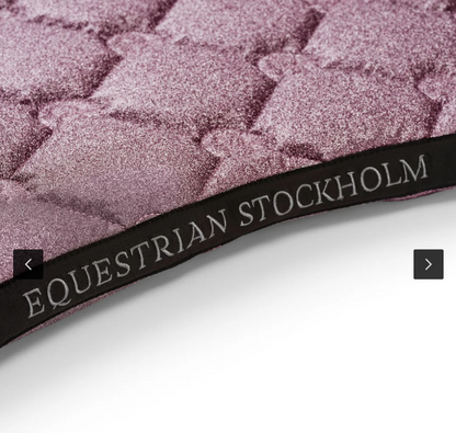 Equestrian Stockholm Dressage Saddle Pad - Pink Glimmer