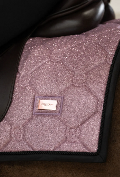 Equestrian Stockholm Dressage Saddle Pad - Pink Glimmer