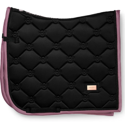 Equestrian Stockholm Dressage Saddle Pad - Black Blush