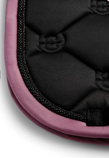 Equestrian Stockholm Dressage Saddle Pad - Black Blush