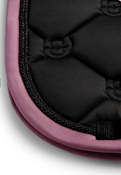 Equestrian Stockholm Dressage Saddle Pad - Black Blush