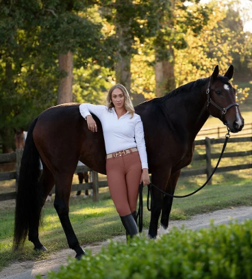 Free Ride Lux Zip Breeches | Earth Brown Full Seat