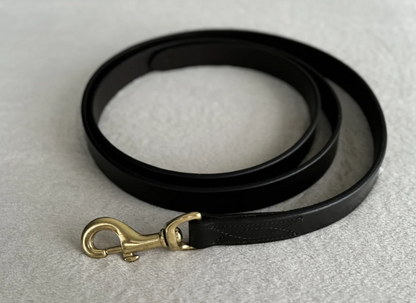 Bridleberry Lead-6'(72")Full Grain Leather Lead w/ Clip End