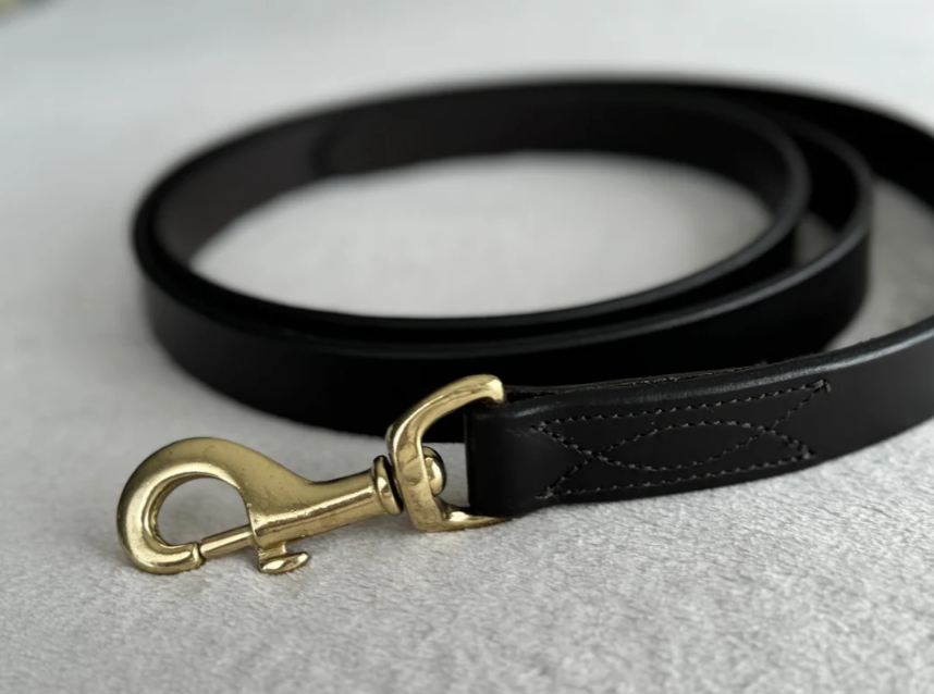 Bridleberry Lead-6'(72")Full Grain Leather Lead w/ Clip End