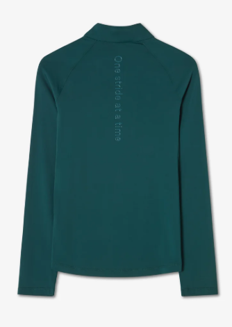 PS of Sweden Evelina Long Sleeve Top - Midnight Green