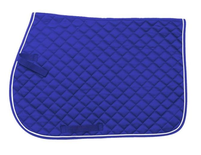 Tough1 Quilted Cotton Comfort Saddle Pad AP Full Blue