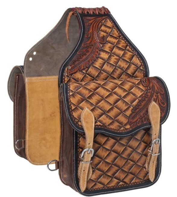 Tough1 Saddle Bag Large Brown